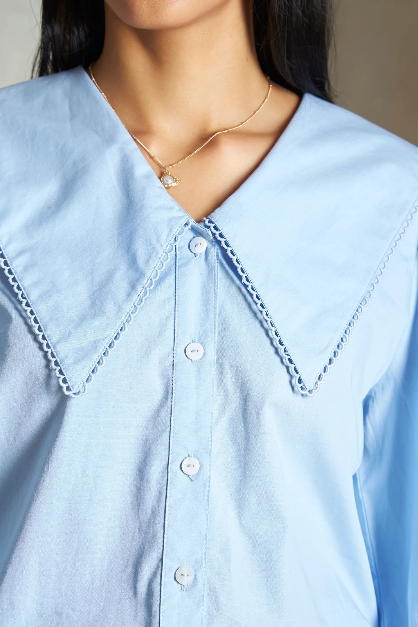 Desiree|Oversized Collar Shirt