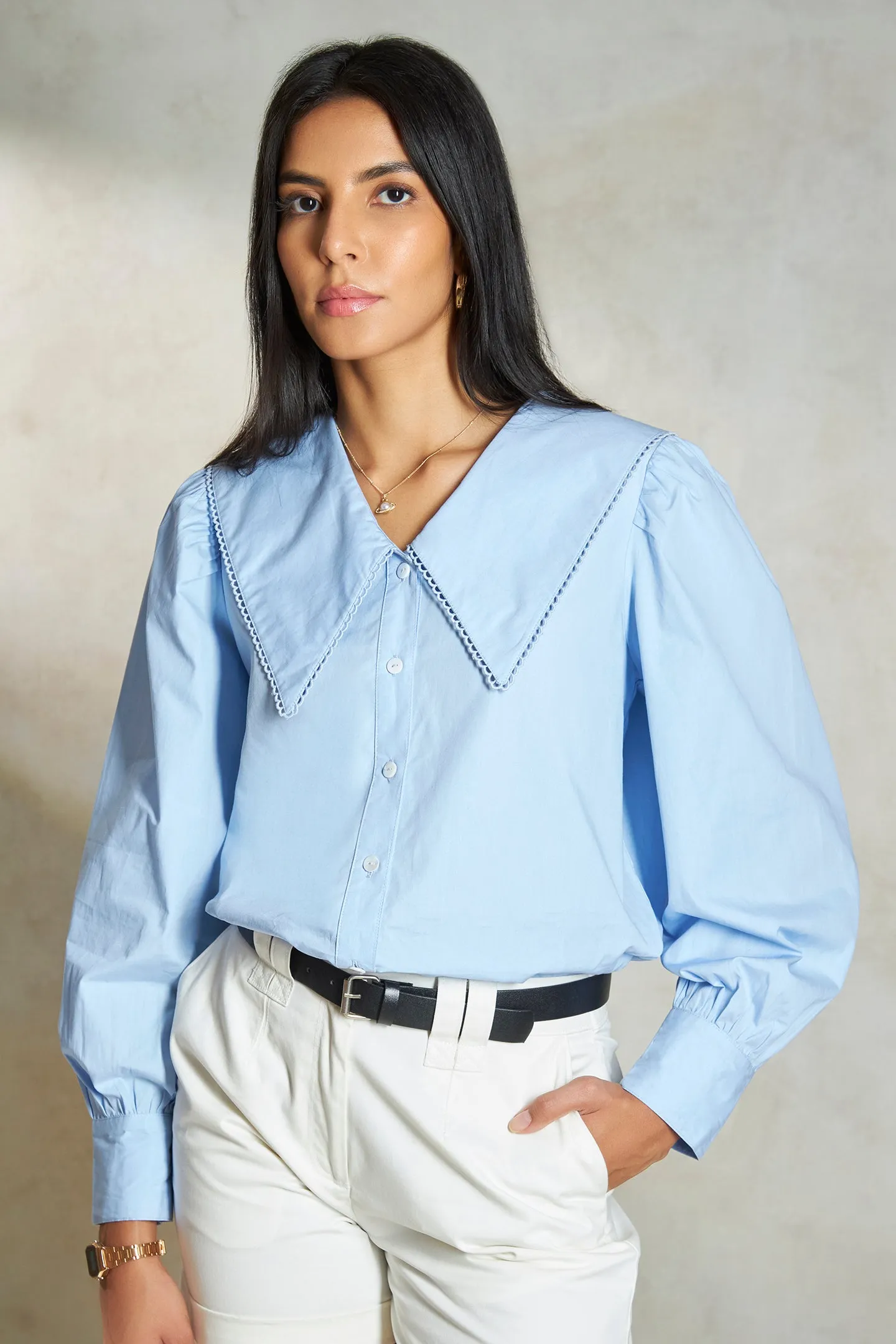 Desiree|Oversized Collar Shirt